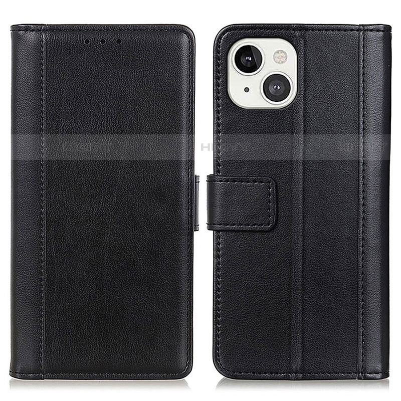 Custodia Portafoglio In Pelle Cover con Supporto L28 per Apple iPhone 13 Mini Nero