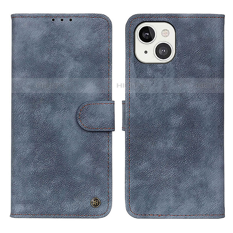 Custodia Portafoglio In Pelle Cover con Supporto L30 per Apple iPhone 13 Blu