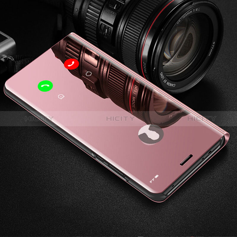 Custodia Portafoglio In Pelle Cover con Supporto Laterale Specchio Cover L01 per OnePlus 9 Pro 5G