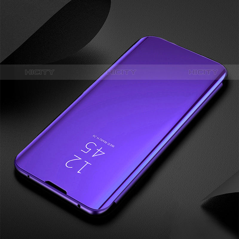 Custodia Portafoglio In Pelle Cover con Supporto Laterale Specchio Cover L01 per Oppo Find X3 Pro 5G