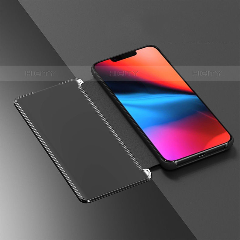 Custodia Portafoglio In Pelle Cover con Supporto Laterale Specchio Cover L01 per Oppo Reno8 Pro 5G