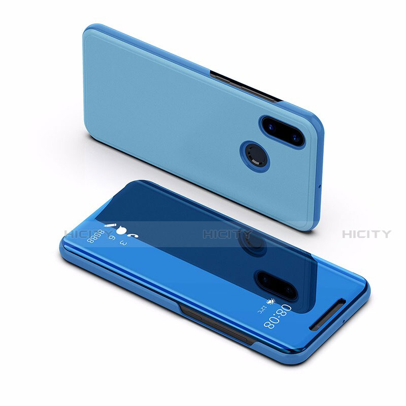 Custodia Portafoglio In Pelle Cover con Supporto Laterale Specchio Cover L02 per Xiaomi Mi Max 3