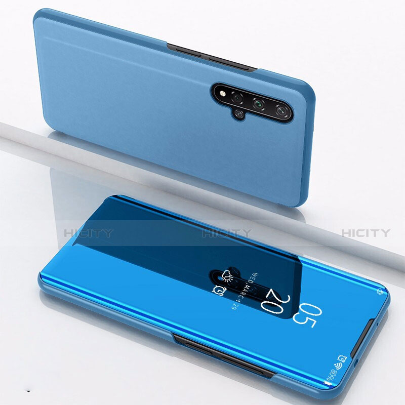 Custodia Portafoglio In Pelle Cover con Supporto Laterale Specchio Cover M01 per Huawei Honor 20S