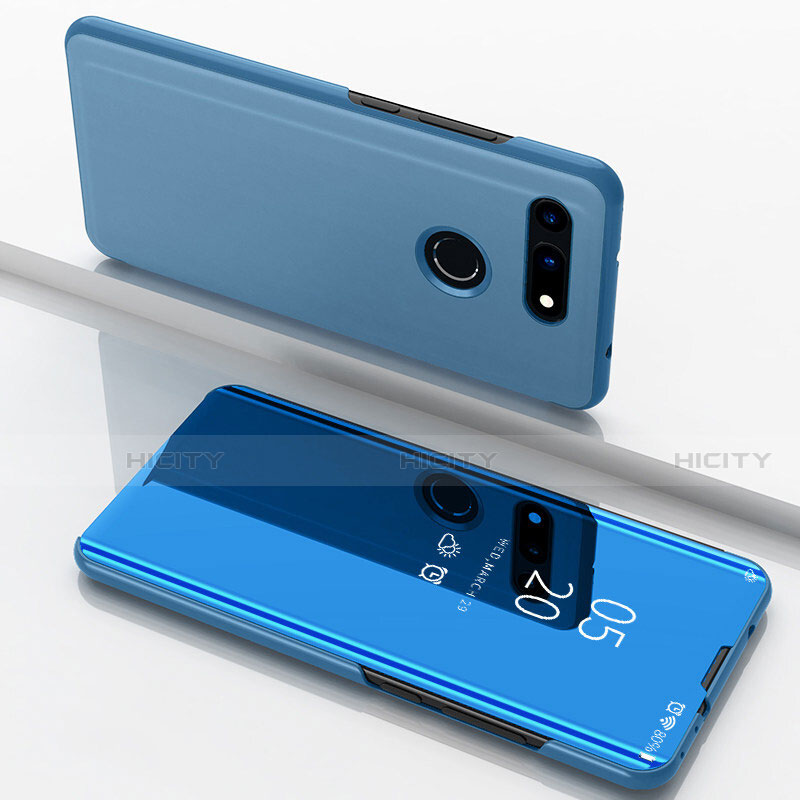 Custodia Portafoglio In Pelle Cover con Supporto Laterale Specchio Cover M03 per Huawei Honor V20