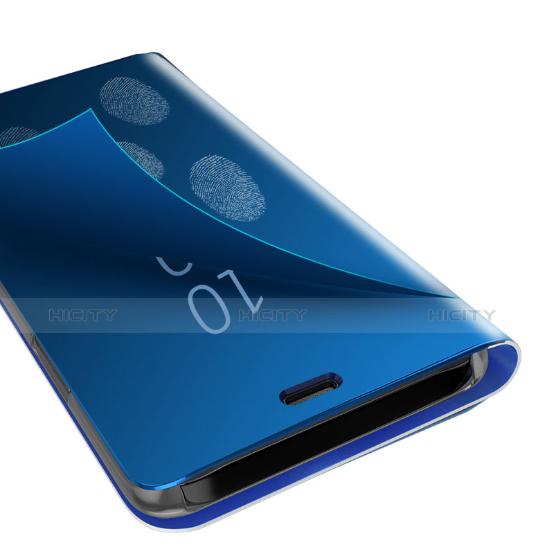 Custodia Portafoglio In Pelle Cover con Supporto Laterale Specchio Cover per Huawei Honor 10 Lite