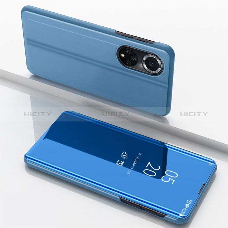 Custodia Portafoglio In Pelle Cover con Supporto Laterale Specchio Cover per Huawei Honor 50 5G