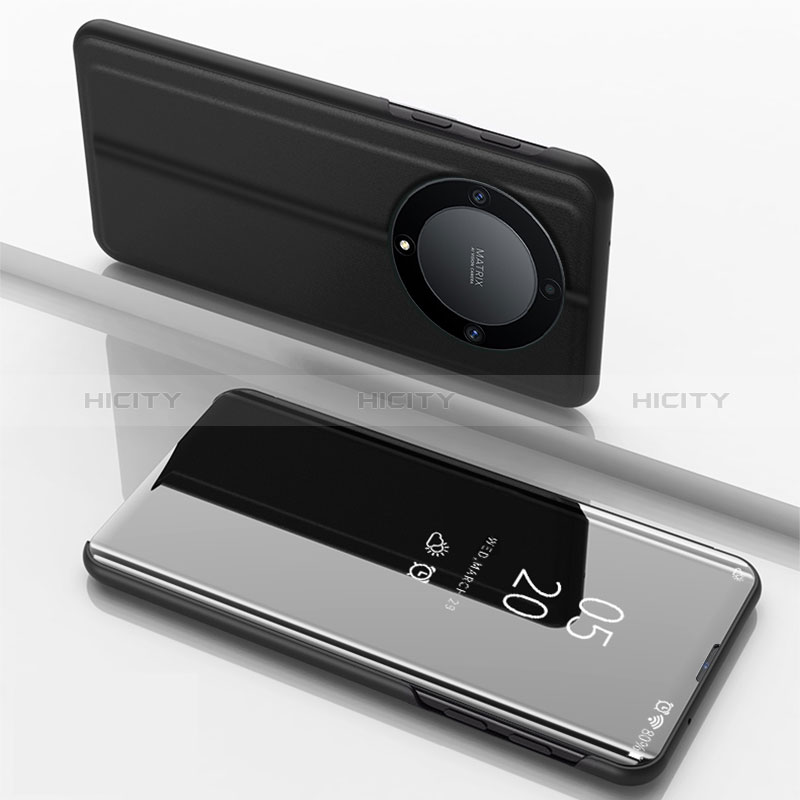 Custodia Portafoglio In Pelle Cover con Supporto Laterale Specchio Cover per Huawei Honor Magic6 Lite 5G