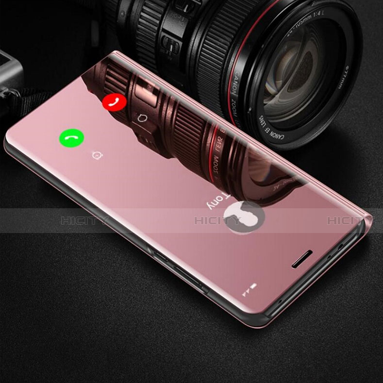 Custodia Portafoglio In Pelle Cover con Supporto Laterale Specchio Cover per Huawei Honor View 30 5G