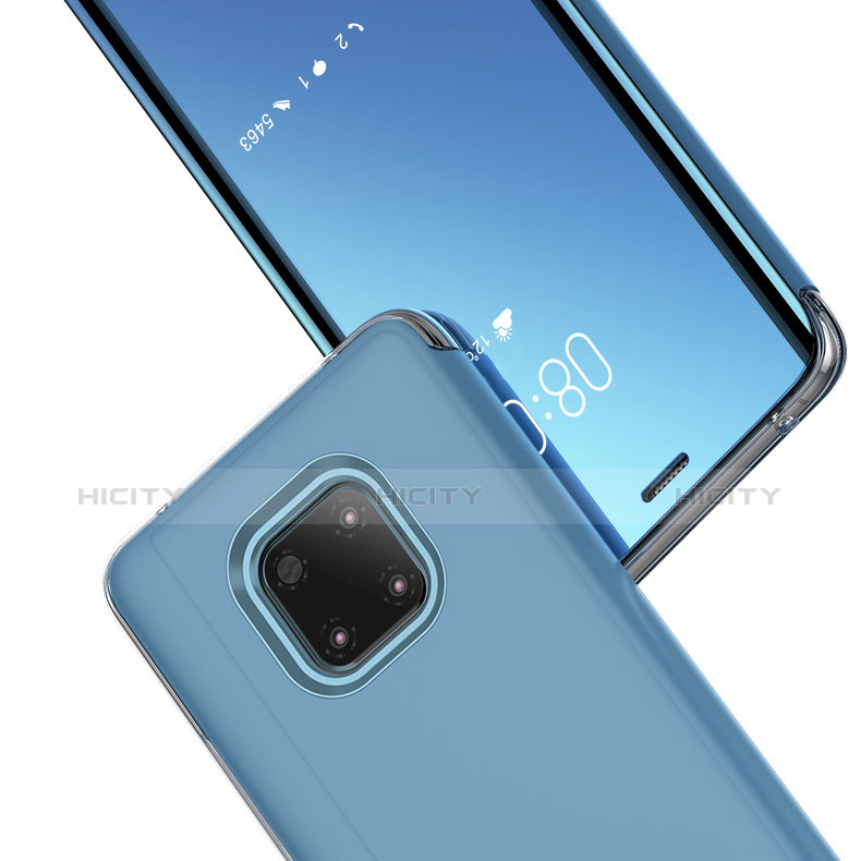 Custodia Portafoglio In Pelle Cover con Supporto Laterale Specchio Cover per Huawei Mate 20 Pro