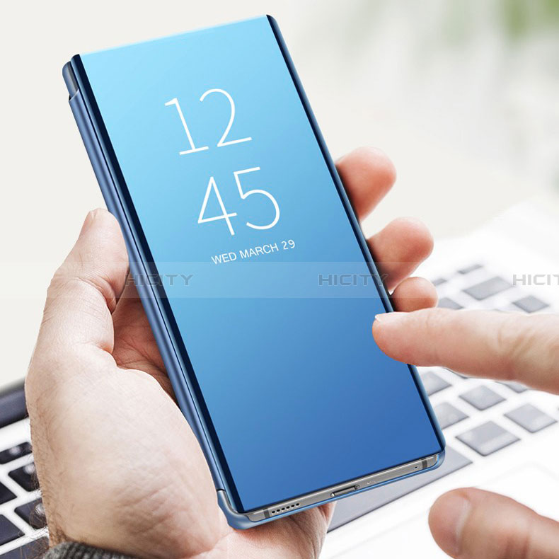 Custodia Portafoglio In Pelle Cover con Supporto Laterale Specchio Cover per Samsung Galaxy A32 4G
