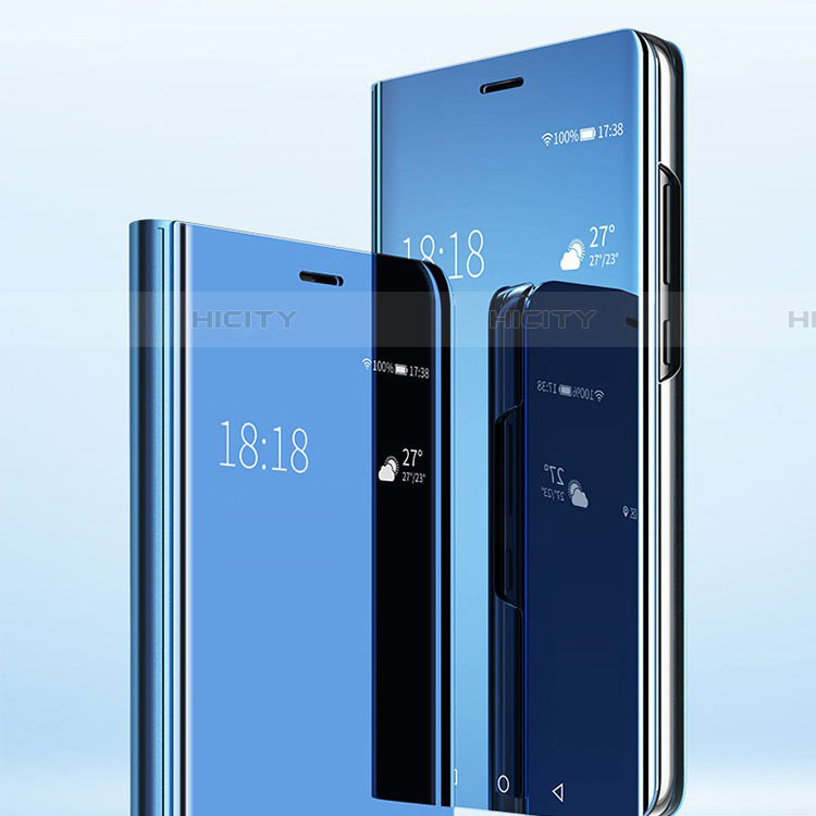 Custodia Portafoglio In Pelle Cover con Supporto Laterale Specchio Cover per Samsung Galaxy A90 5G