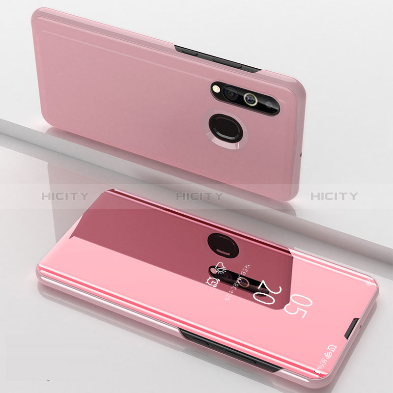 Custodia Portafoglio In Pelle Cover con Supporto Laterale Specchio Cover per Samsung Galaxy M40