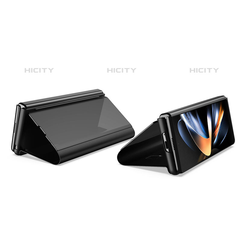 Custodia Portafoglio In Pelle Cover con Supporto Laterale Specchio Cover per Samsung Galaxy Z Fold5 5G