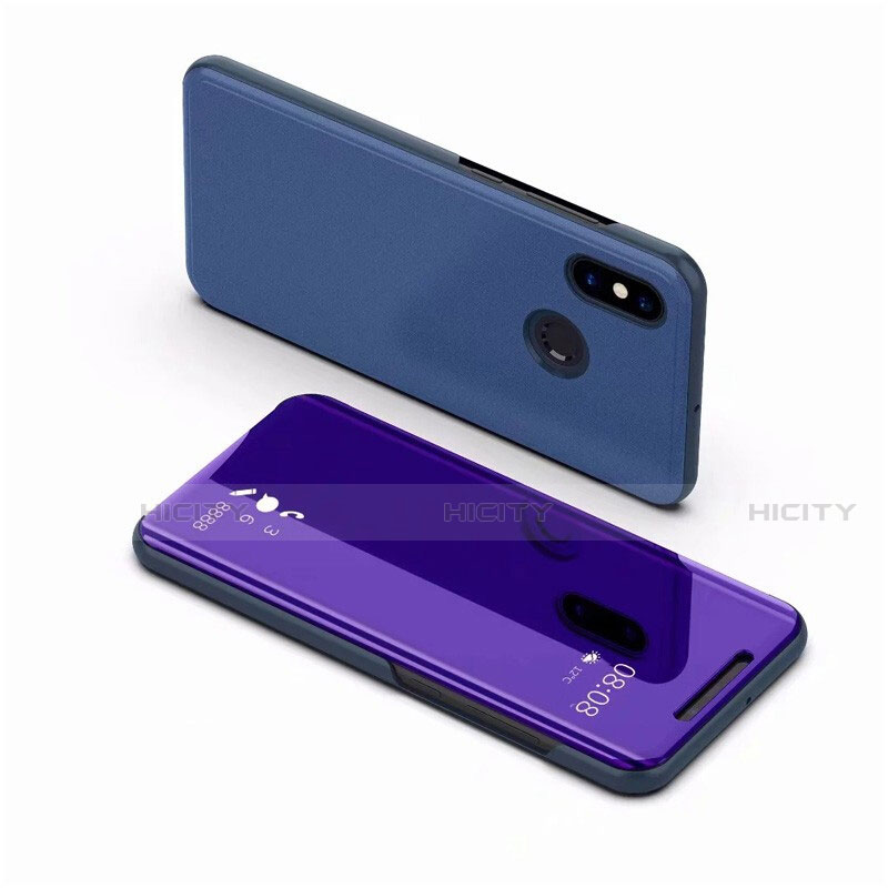 Custodia Portafoglio In Pelle Cover con Supporto Laterale Specchio Cover per Xiaomi Mi 8