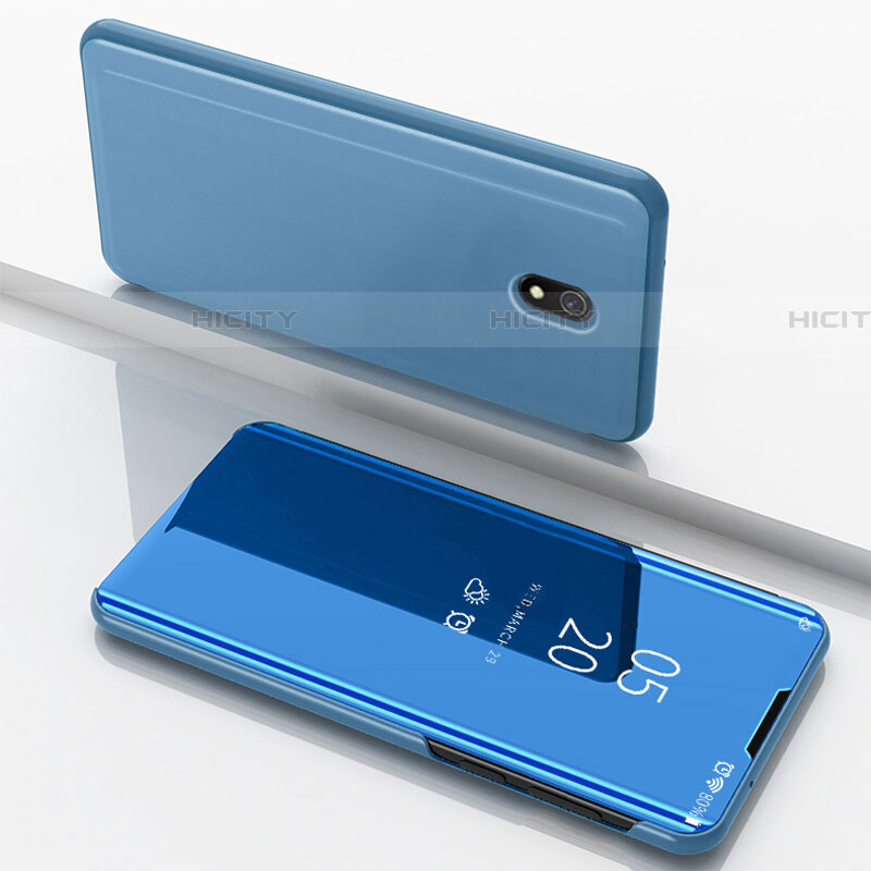 Custodia Portafoglio In Pelle Cover con Supporto Laterale Specchio Cover per Xiaomi Redmi 8A