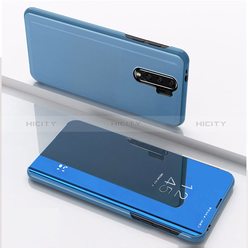 Custodia Portafoglio In Pelle Cover con Supporto Laterale Specchio Cover QH1 per Xiaomi Poco M2