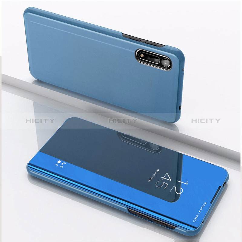 Custodia Portafoglio In Pelle Cover con Supporto Laterale Specchio Cover QH1 per Xiaomi Redmi 9A