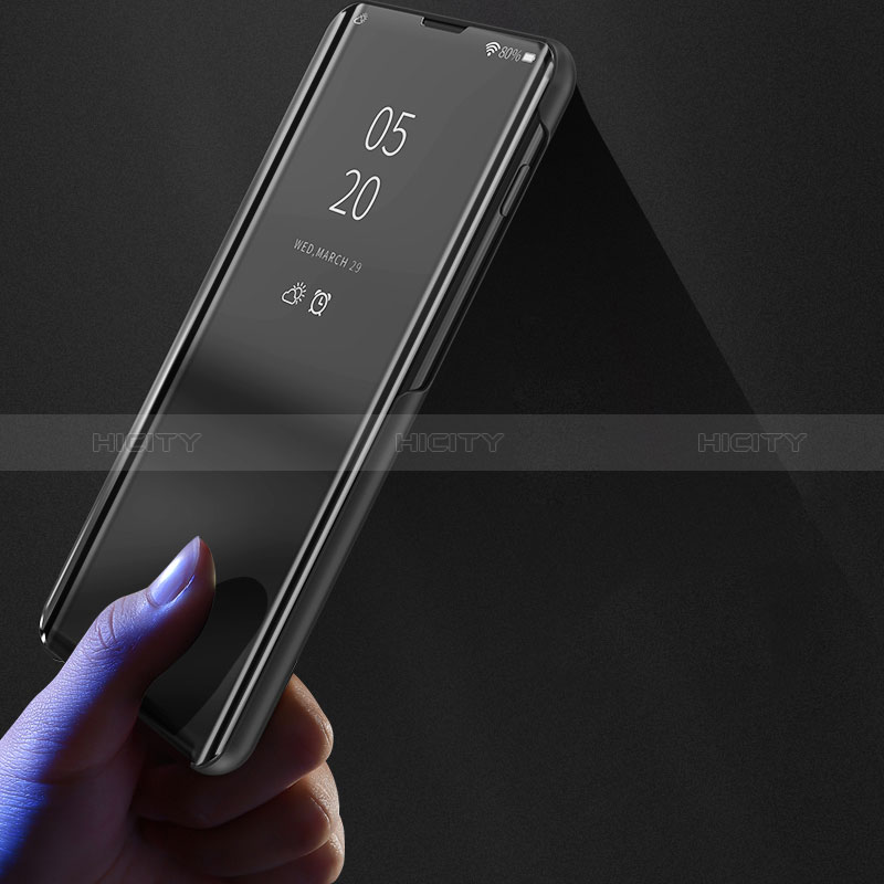 Custodia Portafoglio In Pelle Cover con Supporto Laterale Specchio Cover ZL1 per Samsung Galaxy A50