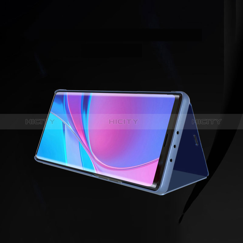 Custodia Portafoglio In Pelle Cover con Supporto Laterale Specchio Cover ZL1 per Samsung Galaxy M40S