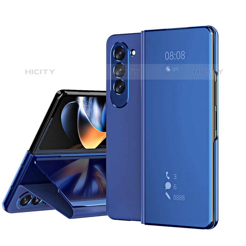 Custodia Portafoglio In Pelle Cover con Supporto Laterale Specchio Cover ZL1 per Samsung Galaxy Z Fold5 5G