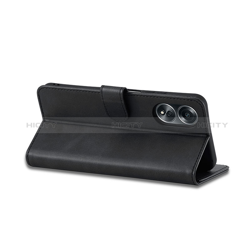 Custodia Portafoglio In Pelle Cover con Supporto LC1 per Oppo A38