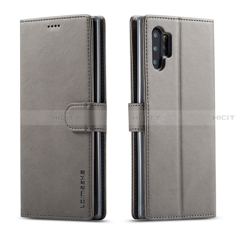 Custodia Portafoglio In Pelle Cover con Supporto LC1 per Samsung Galaxy A32 4G Grigio