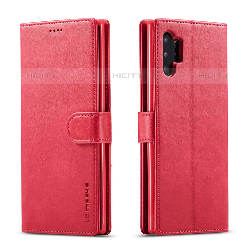 Custodia Portafoglio In Pelle Cover con Supporto LC1 per Samsung Galaxy M32 5G Rosa Caldo