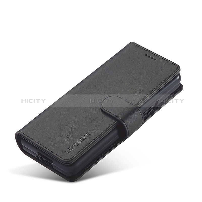 Custodia Portafoglio In Pelle Cover con Supporto LC1 per Samsung Galaxy Z Fold3 5G