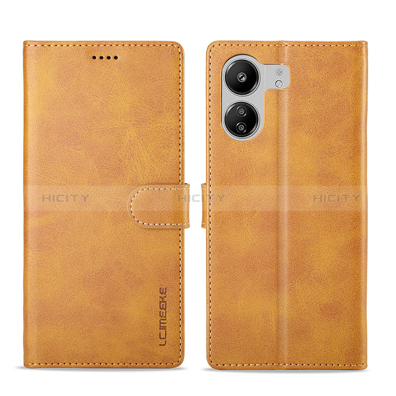 Custodia Portafoglio In Pelle Cover con Supporto LC1 per Xiaomi Poco C65