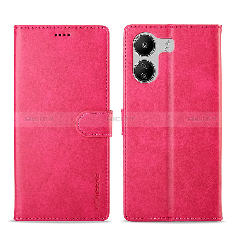 Custodia Portafoglio In Pelle Cover con Supporto LC1 per Xiaomi Poco C65