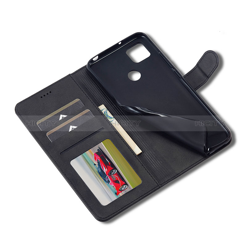 Custodia Portafoglio In Pelle Cover con Supporto LC1 per Xiaomi Redmi 9 Activ