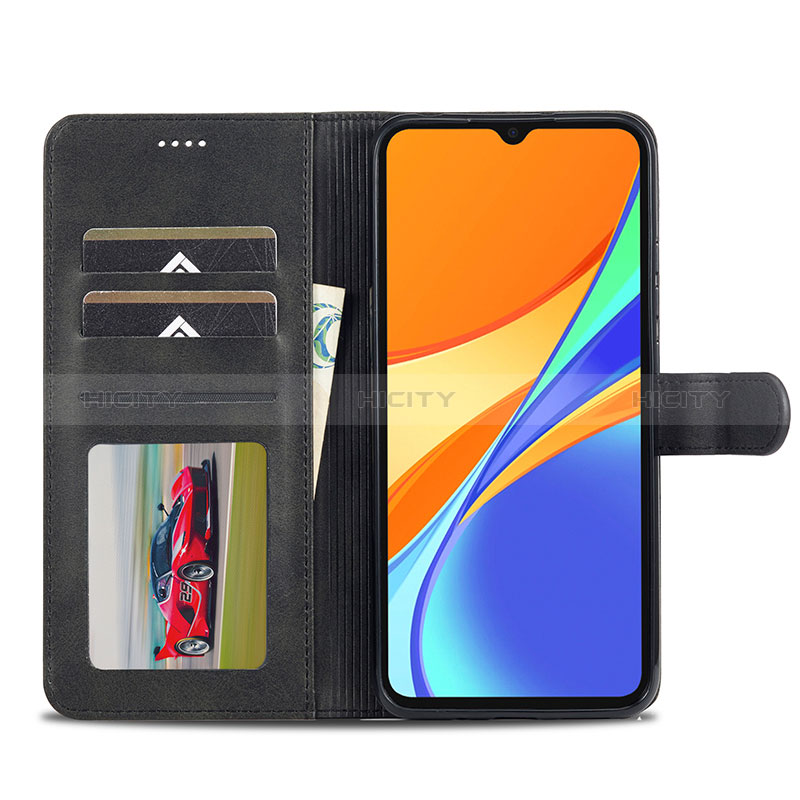 Custodia Portafoglio In Pelle Cover con Supporto LC1 per Xiaomi Redmi 9 Activ