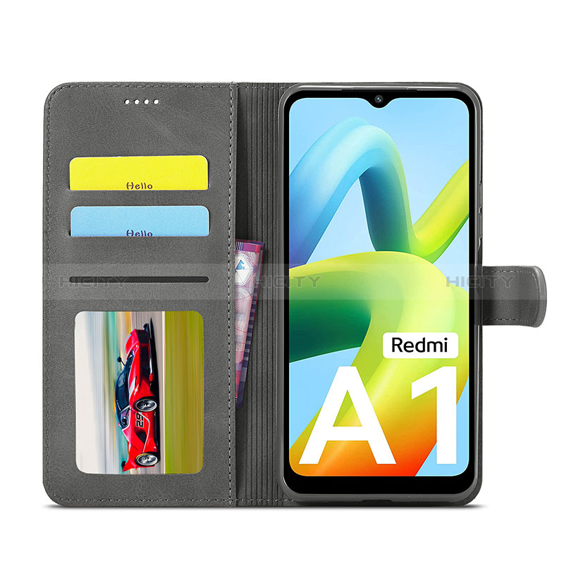 Custodia Portafoglio In Pelle Cover con Supporto LC1 per Xiaomi Redmi A2