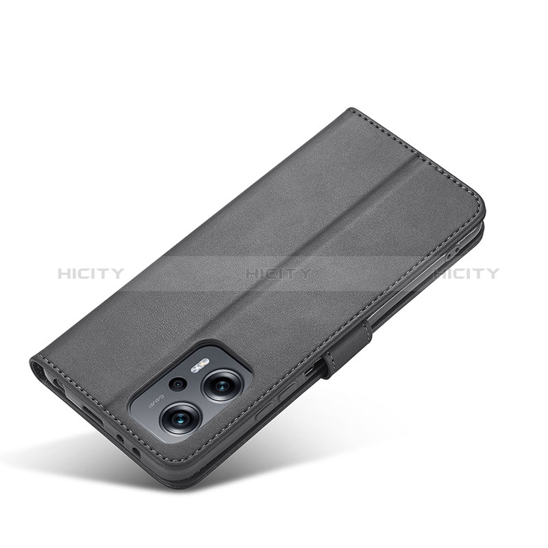 Custodia Portafoglio In Pelle Cover con Supporto LC1 per Xiaomi Redmi K50i 5G