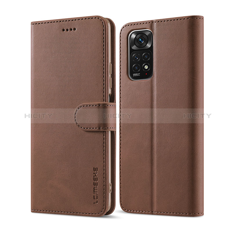 Custodia Portafoglio In Pelle Cover con Supporto LC1 per Xiaomi Redmi Note 11 Pro 4G