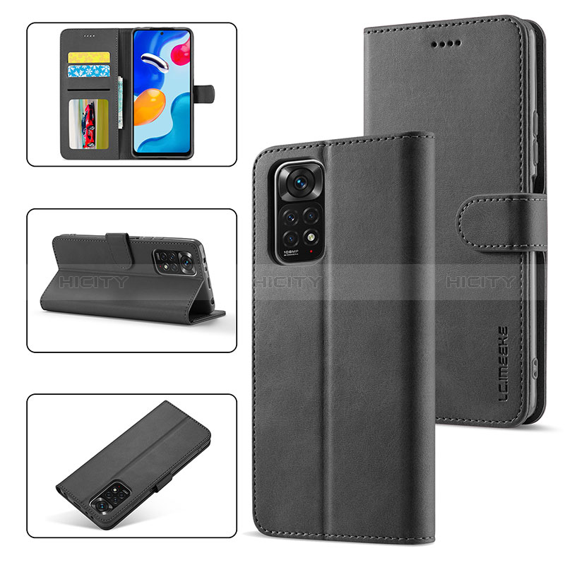 Custodia Portafoglio In Pelle Cover con Supporto LC1 per Xiaomi Redmi Note 11 Pro 4G