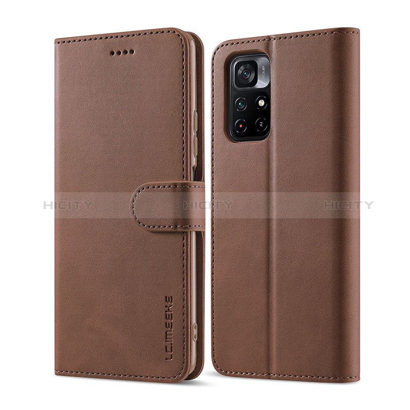 Custodia Portafoglio In Pelle Cover con Supporto LC1 per Xiaomi Redmi Note 11T 5G