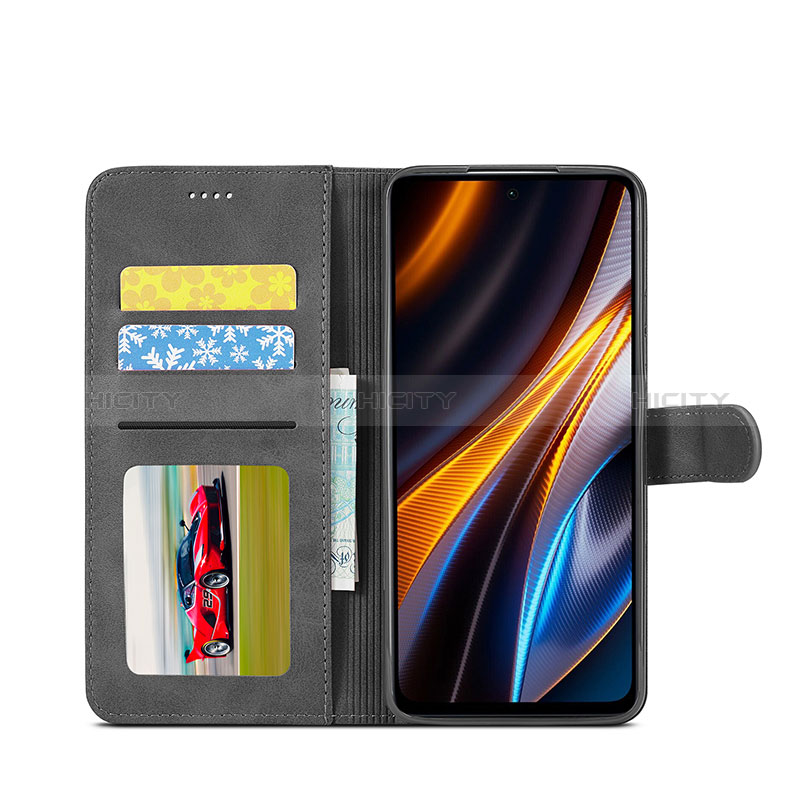 Custodia Portafoglio In Pelle Cover con Supporto LC1 per Xiaomi Redmi Note 11T Pro 5G