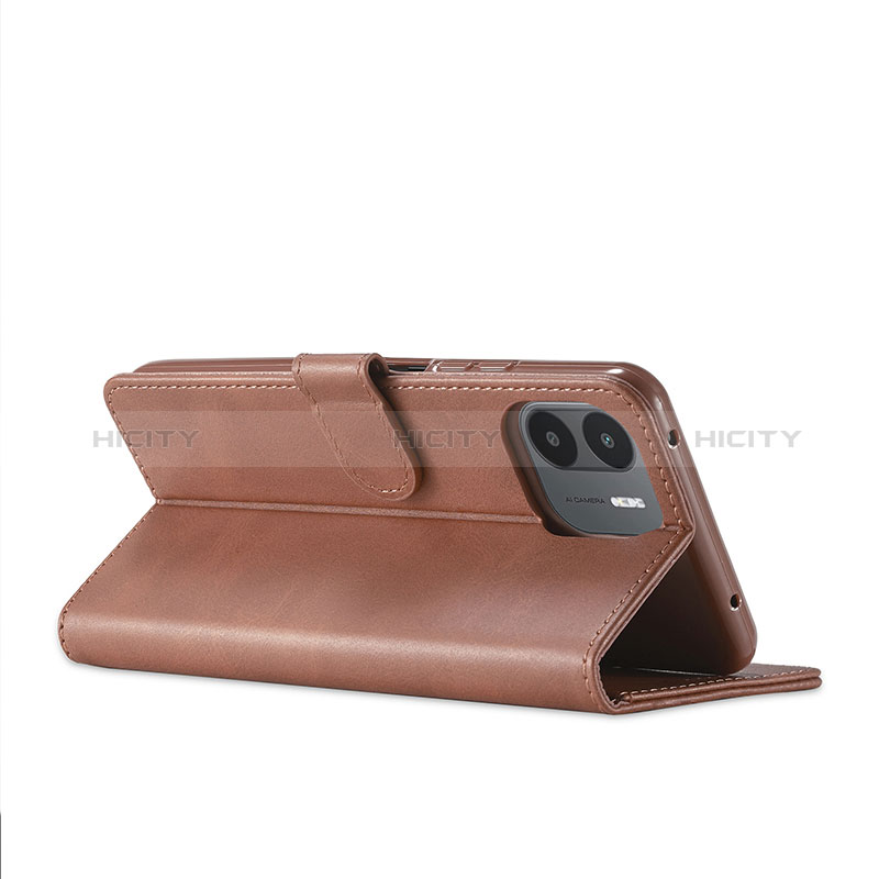 Custodia Portafoglio In Pelle Cover con Supporto LC2 per Xiaomi Poco C51