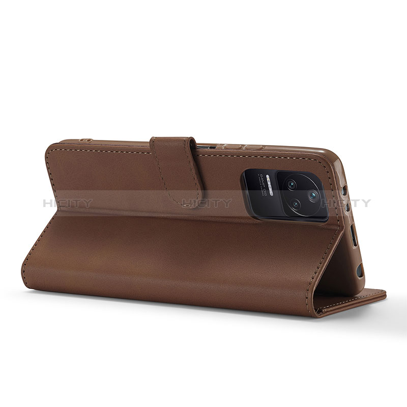 Custodia Portafoglio In Pelle Cover con Supporto LC2 per Xiaomi Poco F4 5G