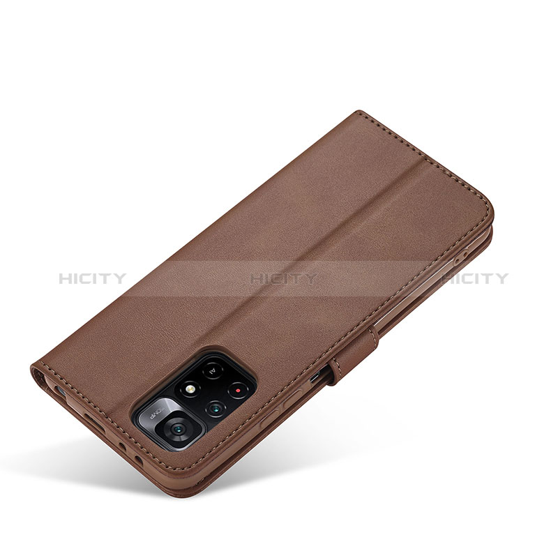 Custodia Portafoglio In Pelle Cover con Supporto LC2 per Xiaomi Poco M4 Pro 5G