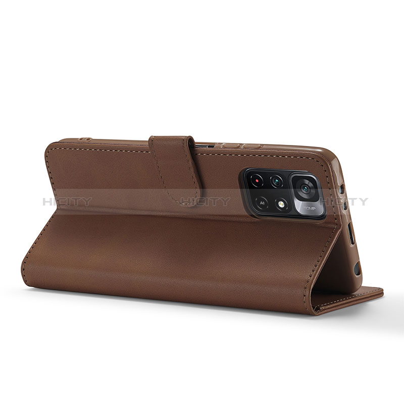 Custodia Portafoglio In Pelle Cover con Supporto LC2 per Xiaomi Poco M4 Pro 5G