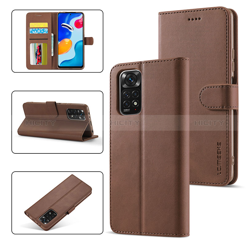 Custodia Portafoglio In Pelle Cover con Supporto LC2 per Xiaomi Redmi Note 11 Pro 5G