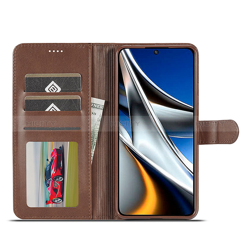 Custodia Portafoglio In Pelle Cover con Supporto LC2 per Xiaomi Redmi Note 11E Pro 5G