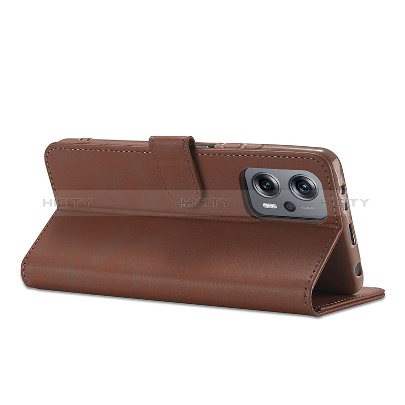 Custodia Portafoglio In Pelle Cover con Supporto LC2 per Xiaomi Redmi Note 12T Pro 5G