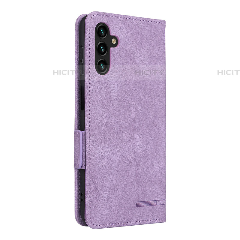 Custodia Portafoglio In Pelle Cover con Supporto LZ4 per Samsung Galaxy A04s Viola