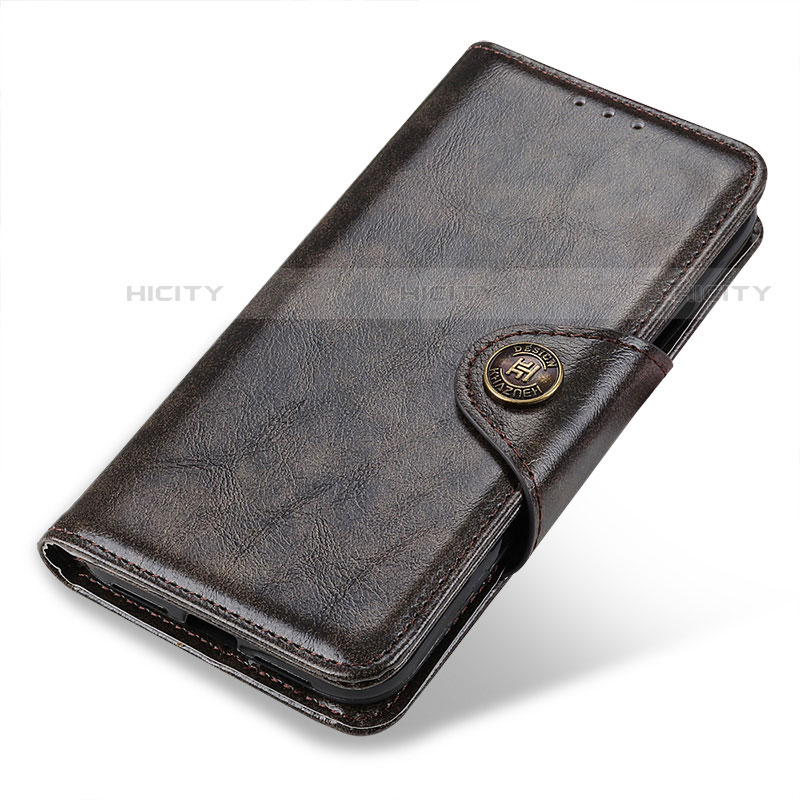 Custodia Portafoglio In Pelle Cover con Supporto M01L per Motorola Moto Edge Plus (2022) 5G Bronze