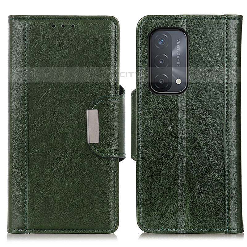 Custodia Portafoglio In Pelle Cover con Supporto M01L per OnePlus Nord N200 5G Verde