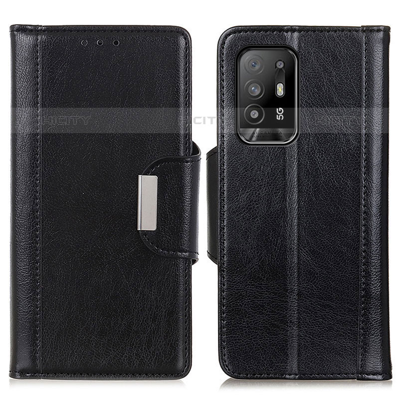 Custodia Portafoglio In Pelle Cover con Supporto M01L per Oppo A94 5G Nero