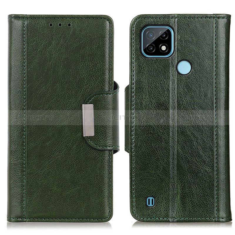 Custodia Portafoglio In Pelle Cover con Supporto M01L per Realme C21